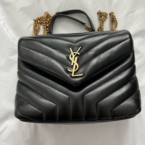 Loulou Medium YSL Shoulder Bag in Quilted Leather